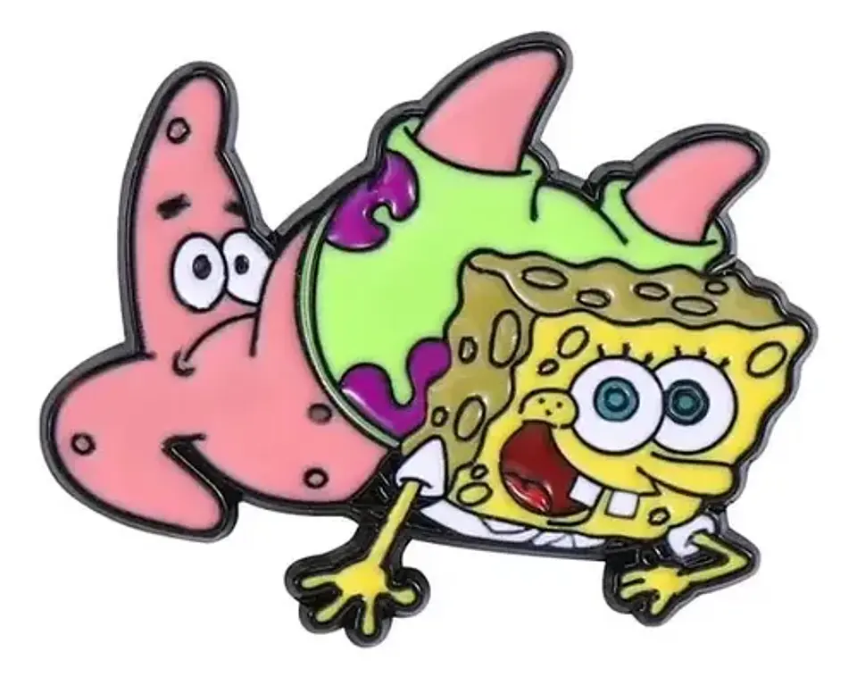 Pins Patricio Estrella / Bob Esponja / Pines Metálicos 7
