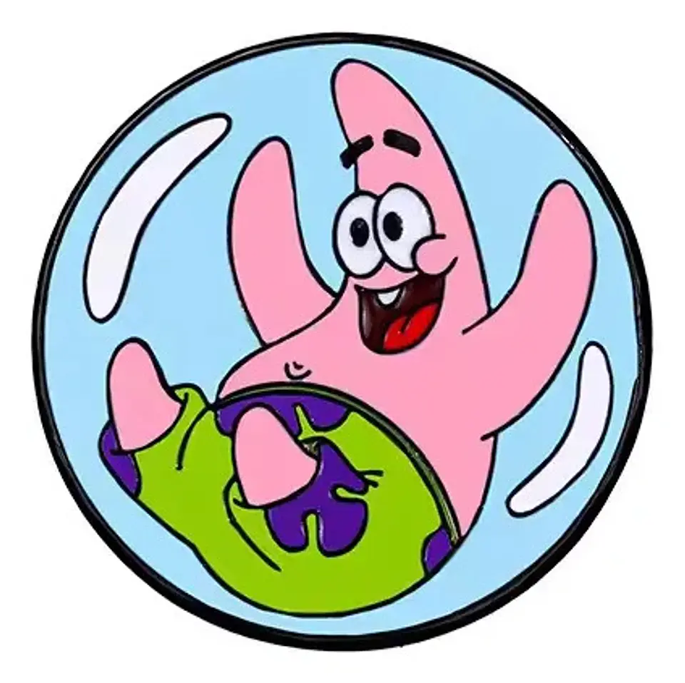 Pins Patricio Estrella / Bob Esponja / Pines Metálicos 20