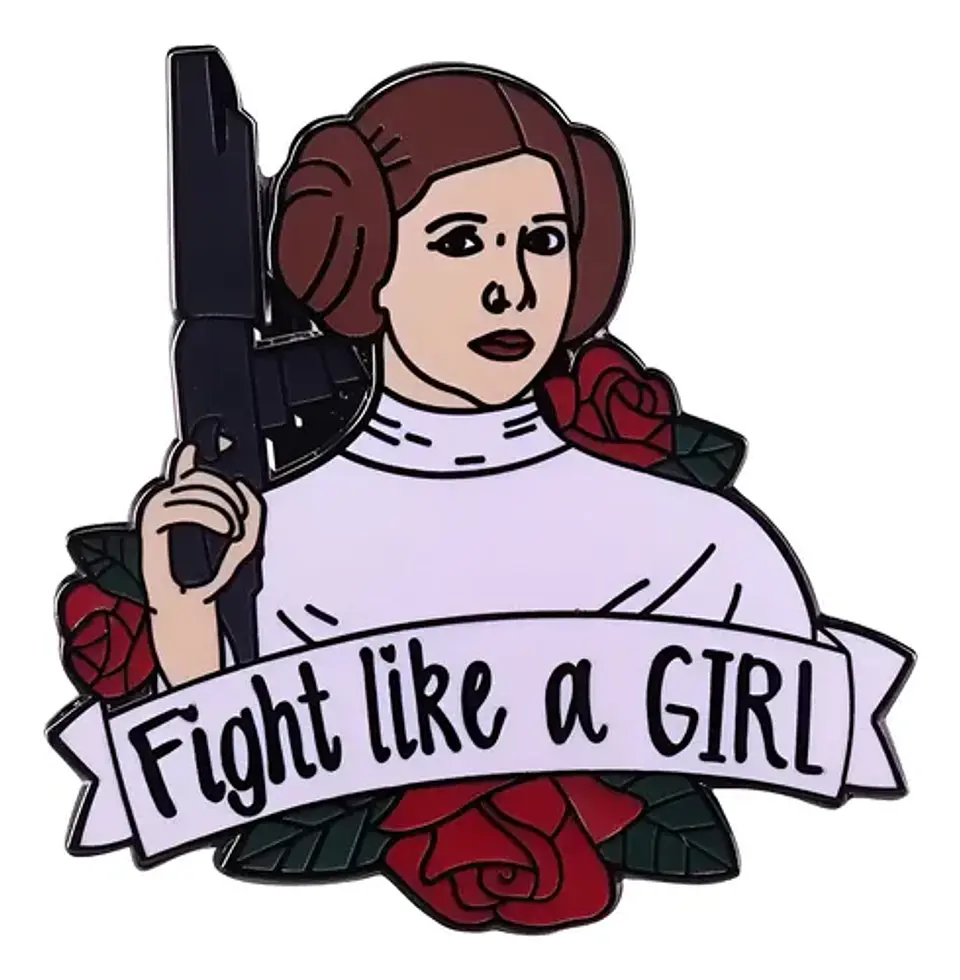 Pins Princesa Leia / Star Wars / Broches Metálicos (pines) 2