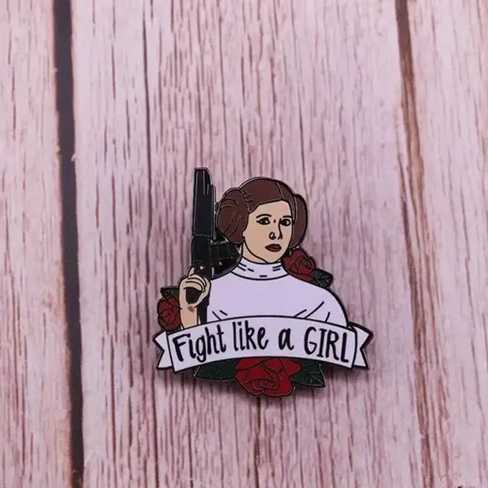 Pins Princesa Leia / Star Wars / Broches Metálicos (pines) 3