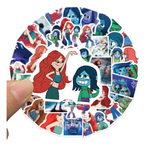 Krakens Y Sirenas - Set 50 Stickers / Calcomanias / Pegatina