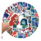 Krakens Y Sirenas - Set 50 Stickers / Calcomanias / Pegatina - Miniatura 2
