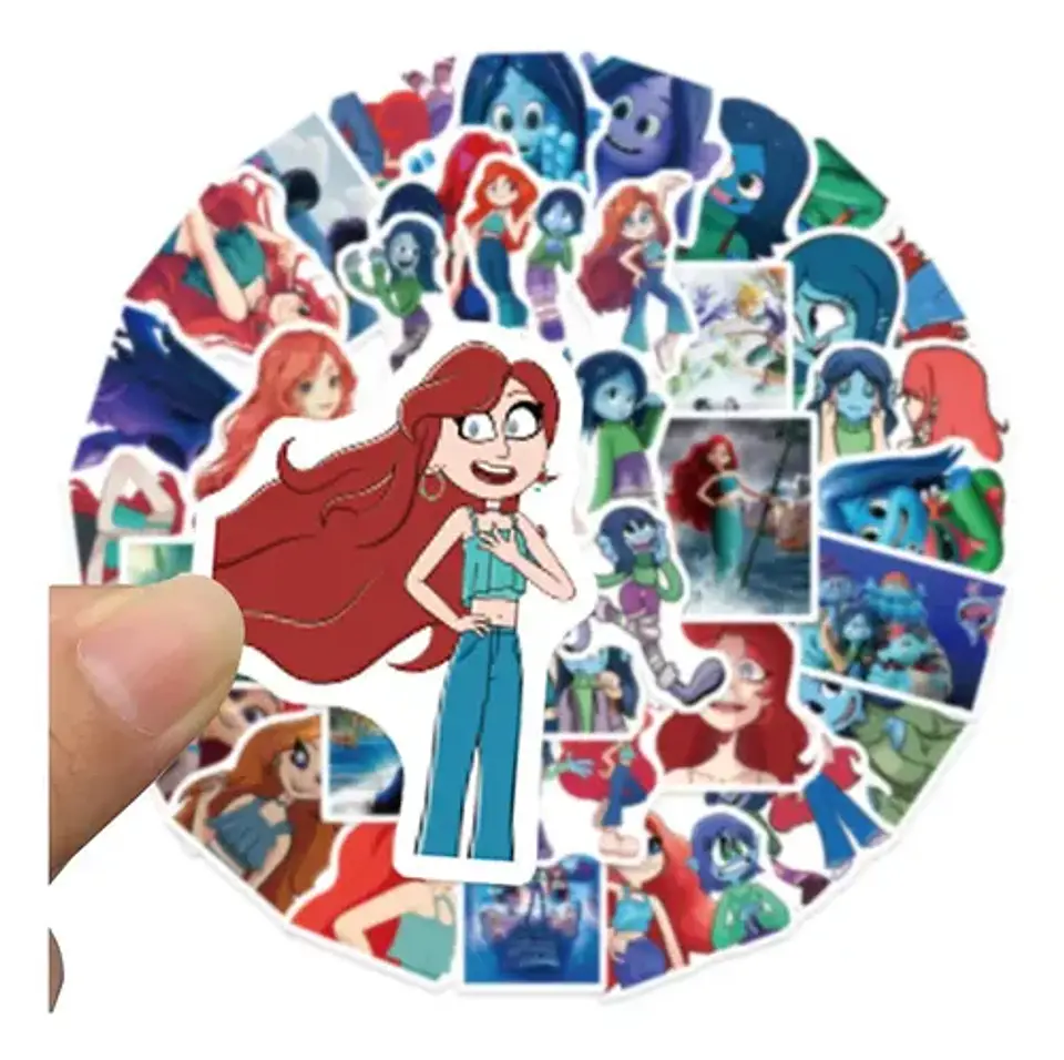 Krakens Y Sirenas - Set 50 Stickers / Calcomanias / Pegatina 3