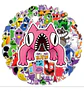 Garten Of Banban - Set De 50 Stickers / Calcomanías - Miniatura 3