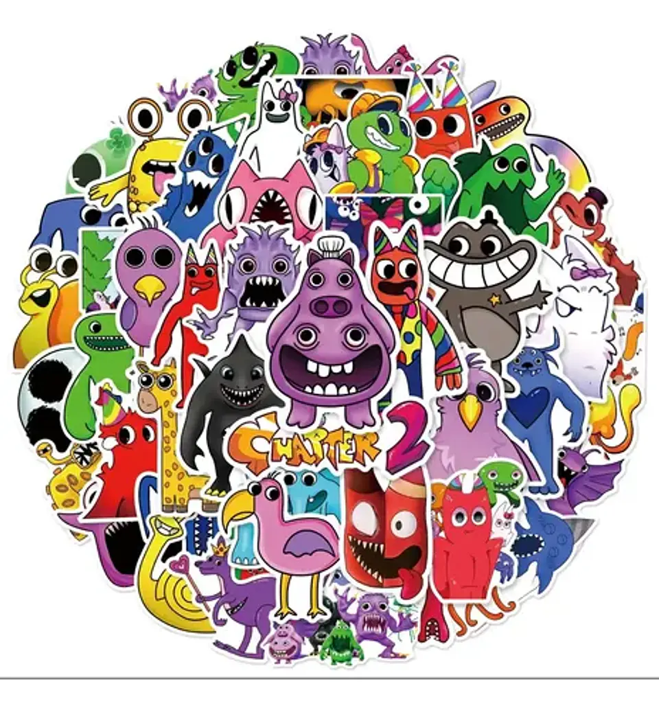 Garten Of Banban - Set De 50 Stickers / Calcomanías 6