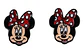 Aros Aretes Pendientes De Minnie Mouse / Acero Quirúrgico - Miniatura 1