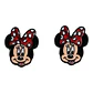 Aros Aretes Pendientes De Minnie Mouse / Acero Quirúrgico - Miniatura 3