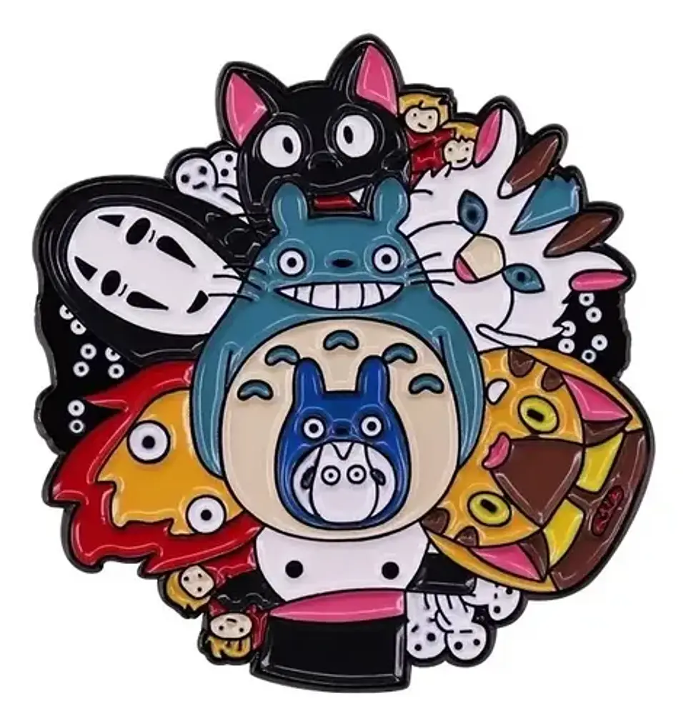 Pins De Mi Vecino Totoro / Broches Metálicos (pines) 1