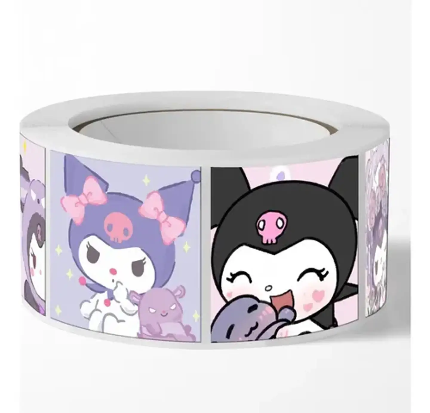 Kuromi - Set De 500 Stickers / Rollo De Pegatinas 5