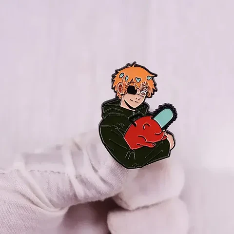 Pins De Denji / Chainsaw Man / Broches Metálicos (pines)