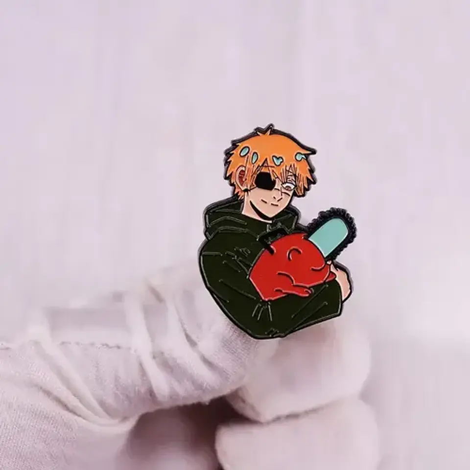 Pins De Denji / Chainsaw Man / Broches Metálicos (pines) 2