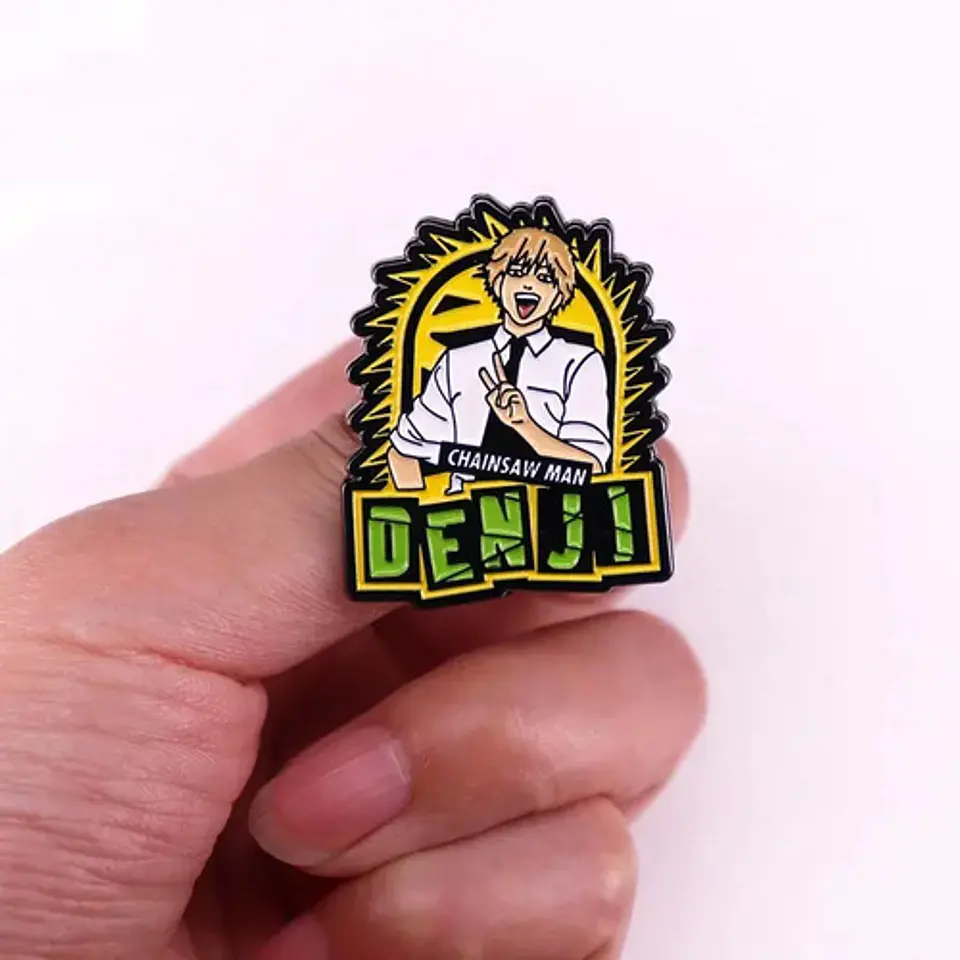 Pins De Denji / Chainsaw Man / Broches Metálicos (pines) 8