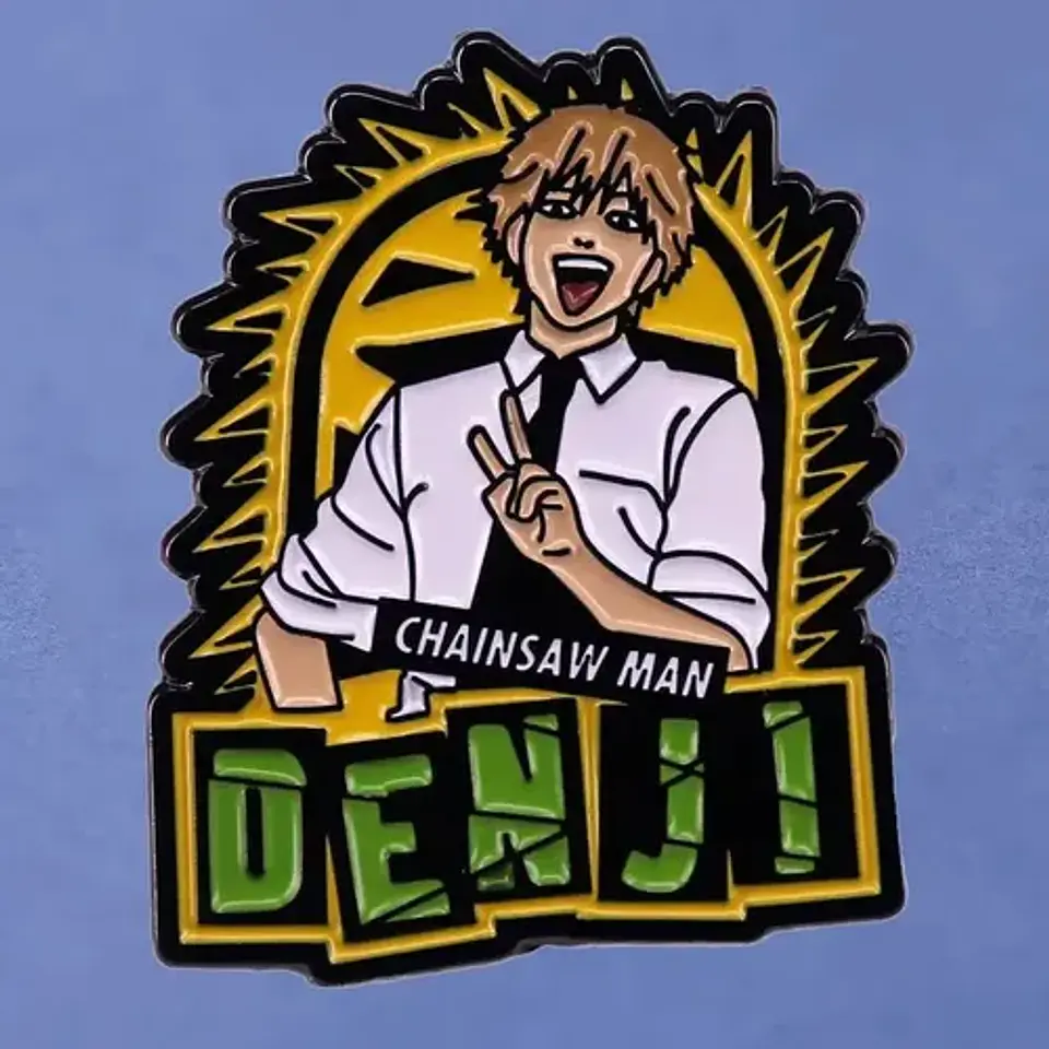 Pins De Denji / Chainsaw Man / Broches Metálicos (pines) 10