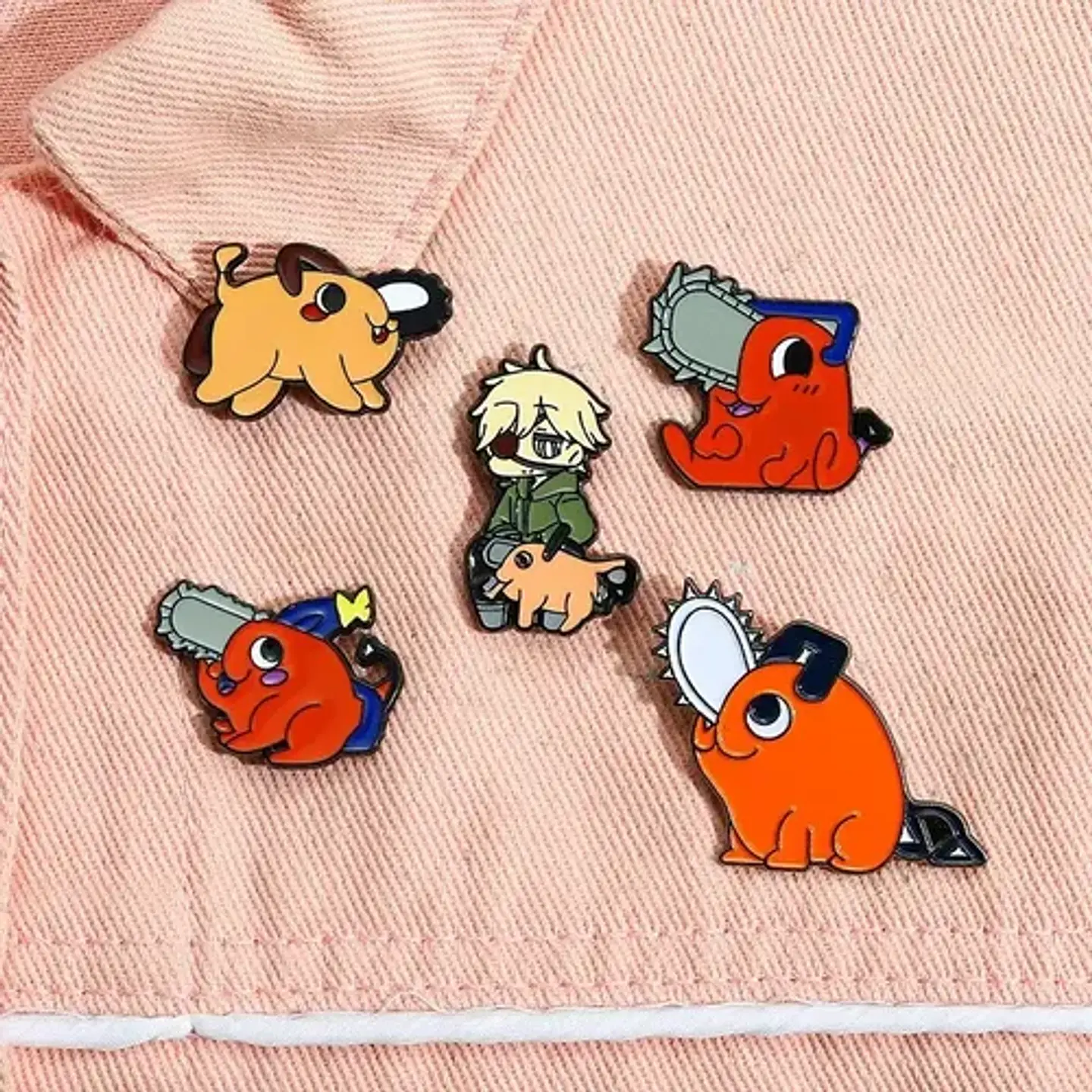 Pins De Denji / Chainsaw Man / Broches Metálicos (pines) 12