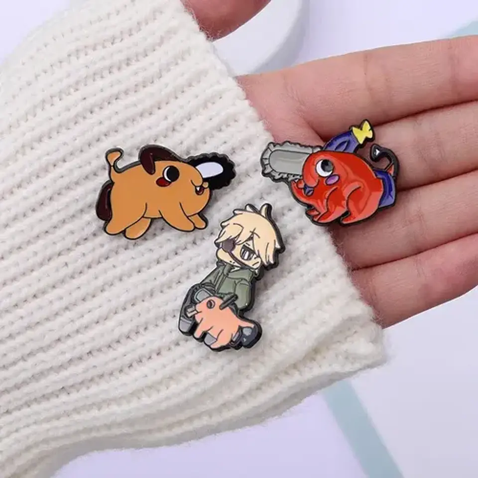 Pins De Denji / Chainsaw Man / Broches Metálicos (pines) 13