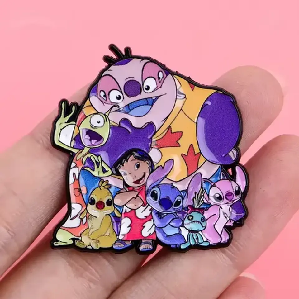 Pins De Lilo / Lilo & Stitch / Pines Metálicos (broches) 9