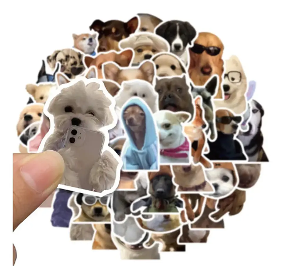 Perros Kawaii - Set De 50 Stickers / Calcomanías / Pegatinas 2