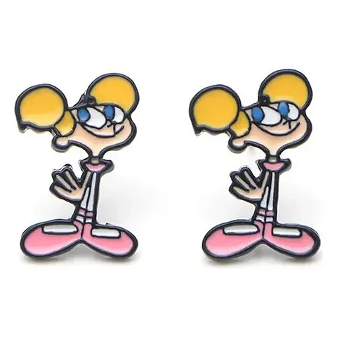 Aros Aretes Pendientes De Dee Dee / El Laboratorio De Dexter
