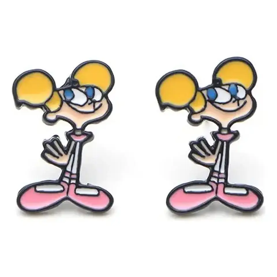Aros Aretes Pendientes De Dee Dee / El Laboratorio De Dexter 1
