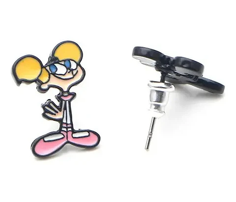 Aros Aretes Pendientes De Dee Dee / El Laboratorio De Dexter