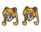 Aros Aretes Pendientes De Sailor Moon / Acero Quirúrgico - Miniatura 9