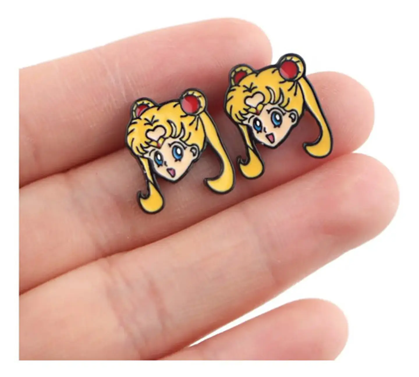 Aros Aretes Pendientes De Sailor Moon / Acero Quirúrgico 10