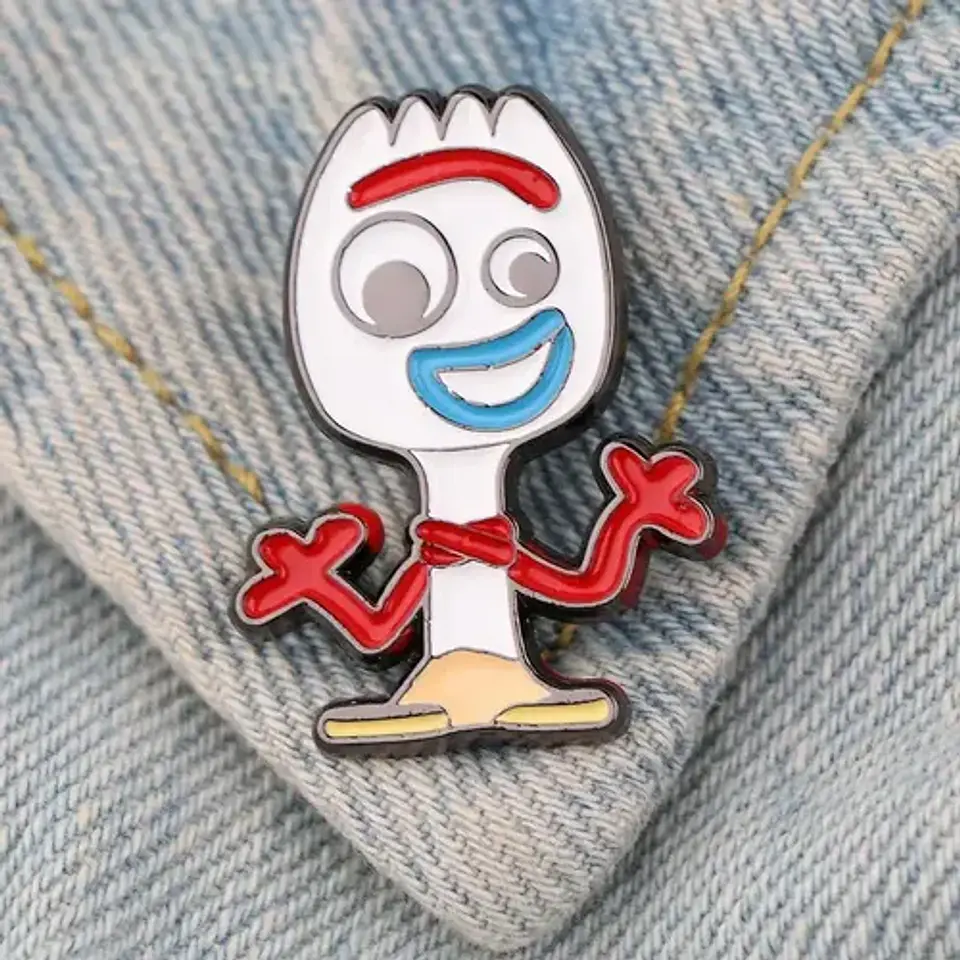Pins De Forky / Toy Story / Broches Metálicos (pines) 3