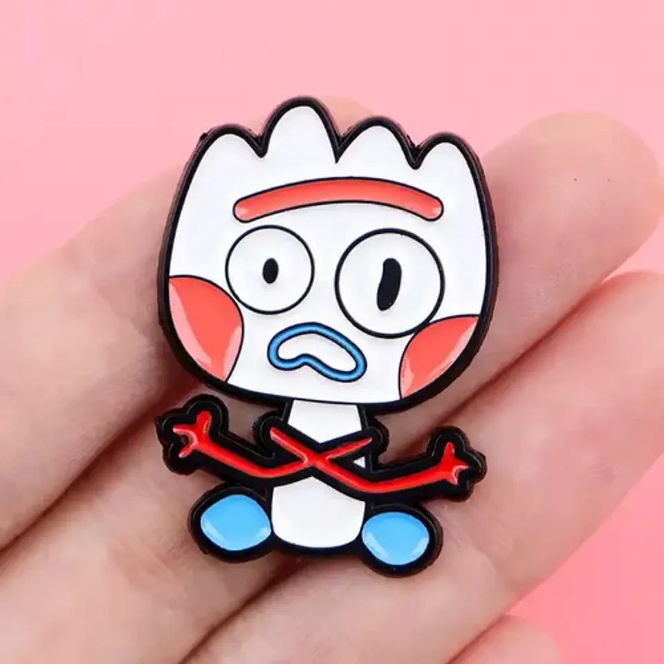 Pins De Forky / Toy Story / Broches Metálicos (pines) 7