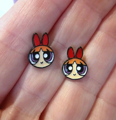 Aros Aretes Pendientes De Bombom / Acero Quirúrgico