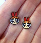 Aros Aretes Pendientes De Bombom / Acero Quirúrgico - Miniatura 2