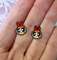 Aros Aretes Pendientes De Bombom / Acero Quirúrgico - Miniatura 3