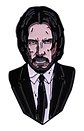 Pins De John Wick / Keanu Reeves / Broches Metálicos (pines) - Miniatura 1
