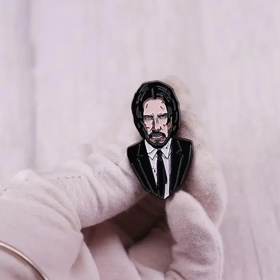 Pins De John Wick / Keanu Reeves / Broches Metálicos (pines) 2