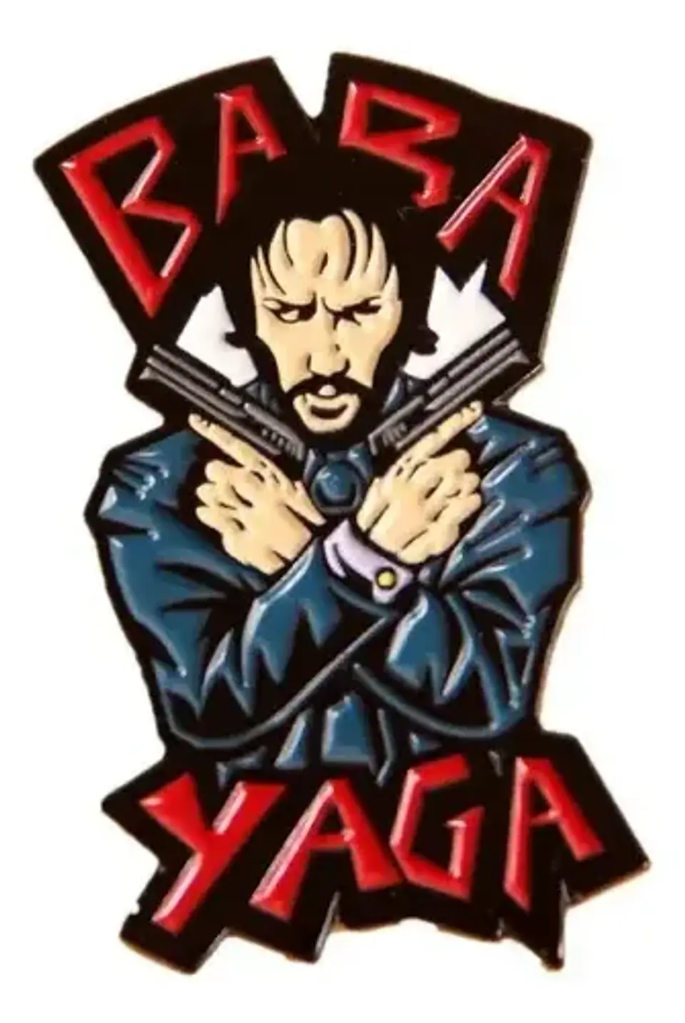 Pins De John Wick / Keanu Reeves / Broches Metálicos (pines) 4
