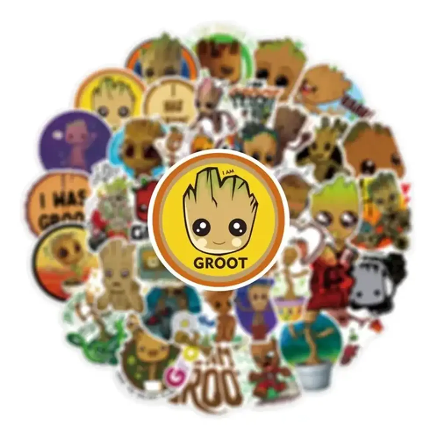 Groot - Set De 50 Stickers / Calcomanias / Pegatinas 5