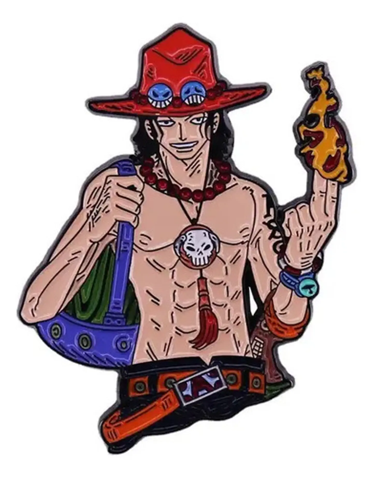 Pins Portgas D. Ace / One Piece / Pines Metálicos (broches) 1