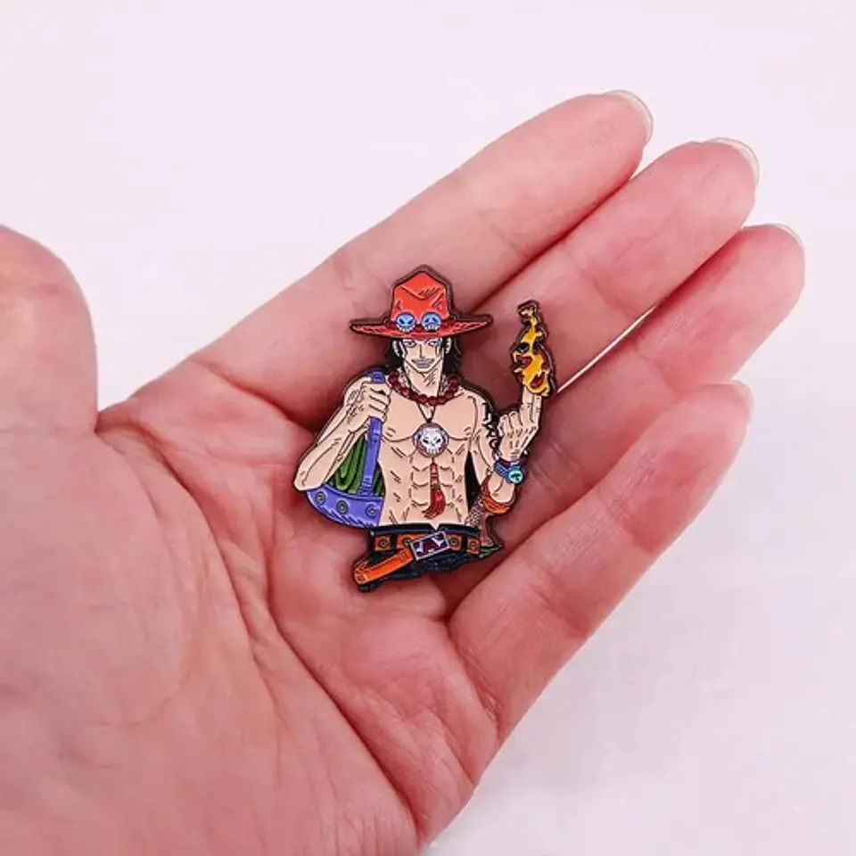 Pins Portgas D. Ace / One Piece / Pines Metálicos (broches) 2