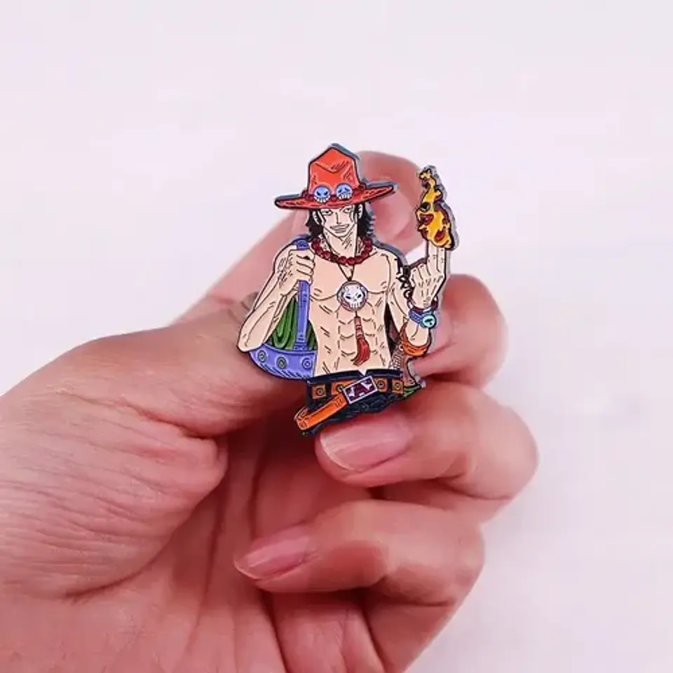 Pins Portgas D. Ace / One Piece / Pines Metálicos (broches) 3