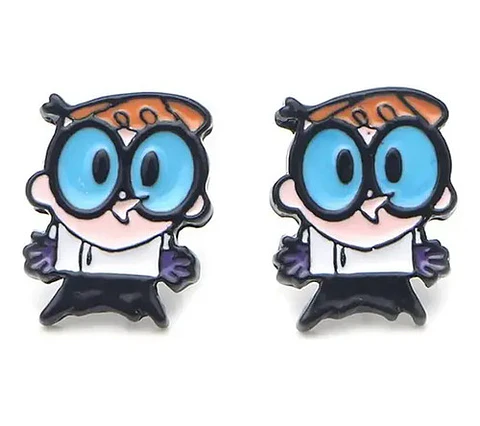 Aros Aretes Pendientes De Dexter / El Laboratorio De Dexter