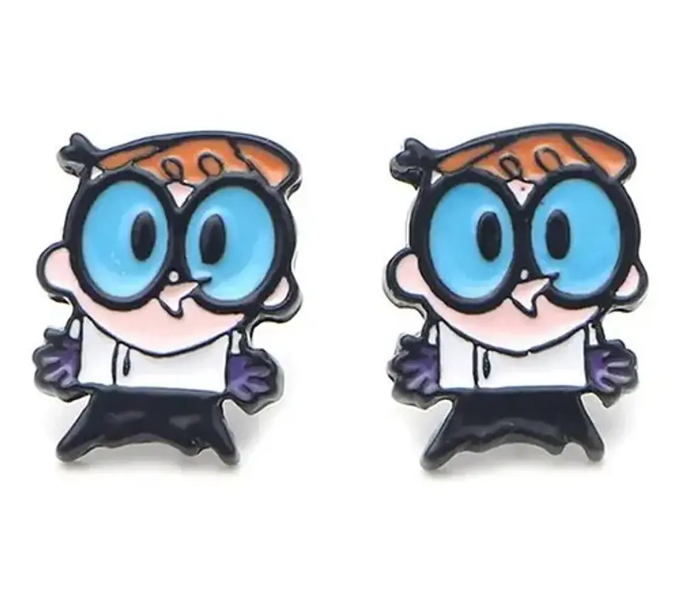 Aros Aretes Pendientes De Dexter / El Laboratorio De Dexter 1