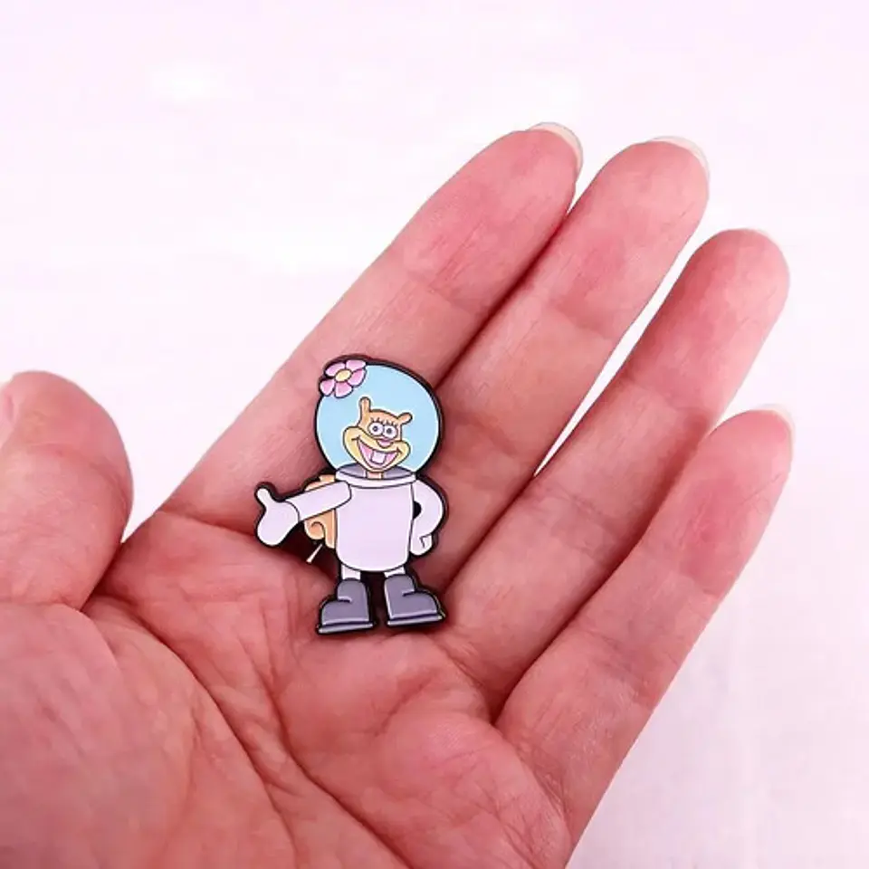 Pins De Arenita Mejillas / Bob Esponja / Pines Metálicos 2