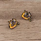 Aros Aretes Pendientes Catdog / Acero Quirúrgico - Miniatura 4
