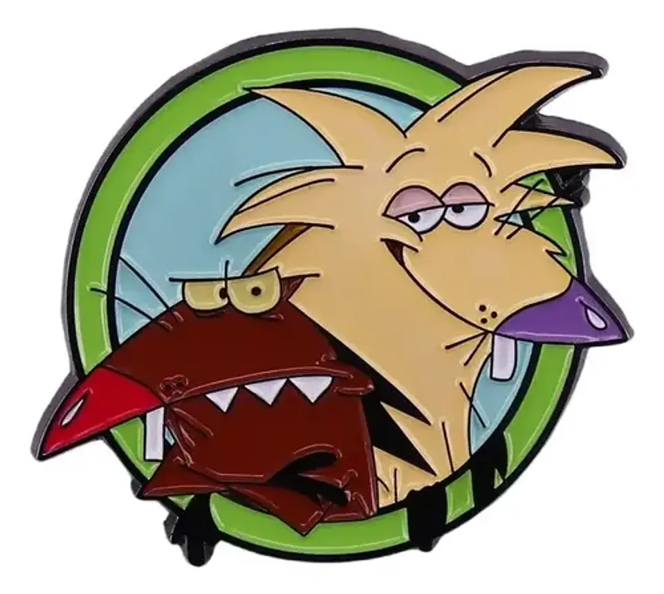 Pins Castores Cascarrbias / The Angry Beavers Pines Broches 1
