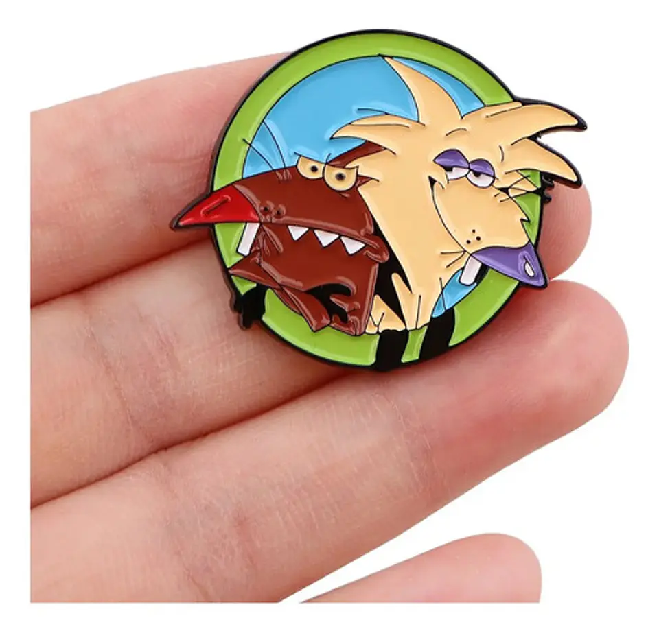 Pins Castores Cascarrbias / The Angry Beavers Pines Broches 2