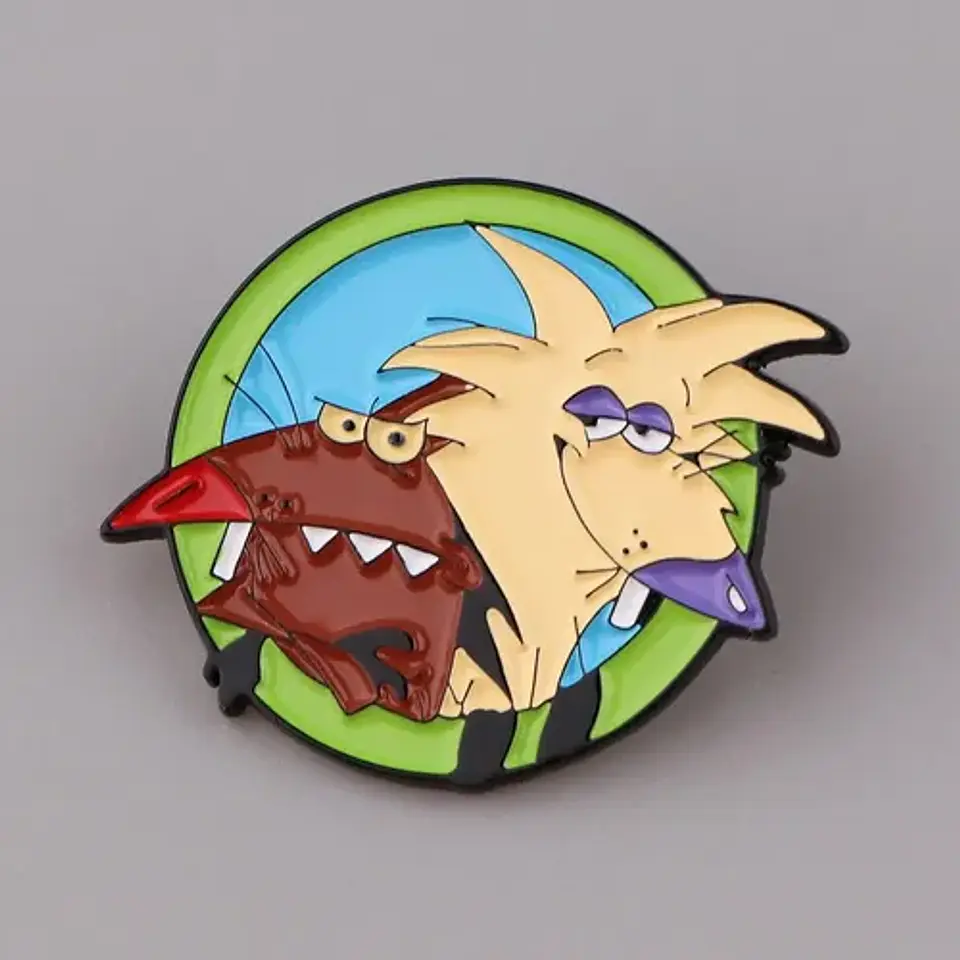 Pins Castores Cascarrbias / The Angry Beavers Pines Broches 6