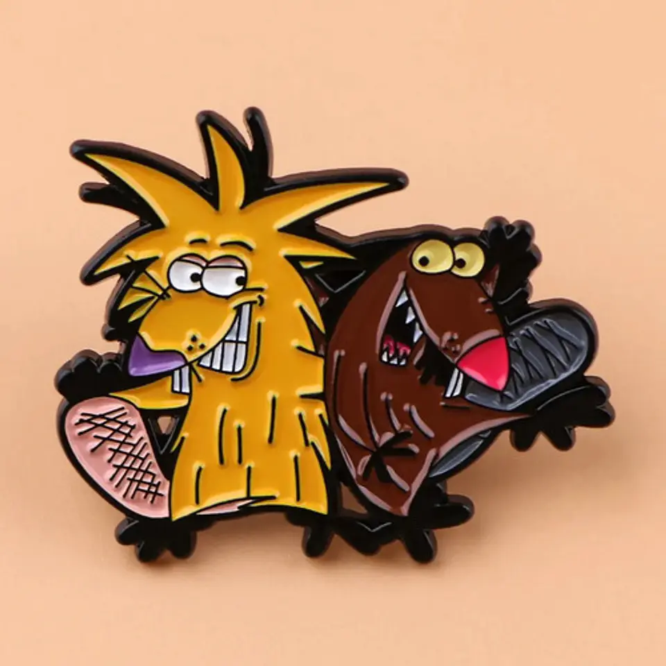Pins Castores Cascarrbias / The Angry Beavers Pines Broches 11