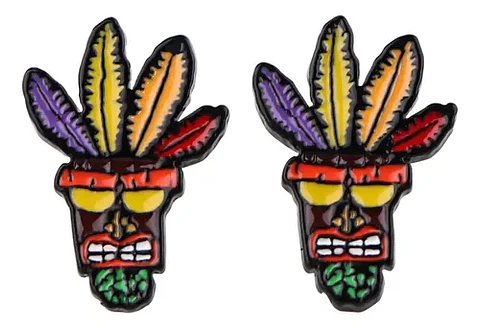 Aros Aretes Pendientes De Aku Aku / Acero Quirúrgico