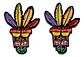 Aros Aretes Pendientes De Aku Aku / Acero Quirúrgico - Miniatura 1