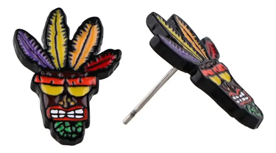 Aros Aretes Pendientes De Aku Aku / Acero Quirúrgico 4