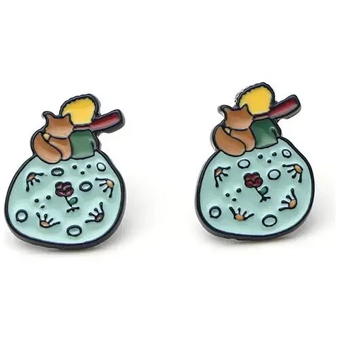 Aros Aretes Pendientes El Principito / Acero Quirúrgico
